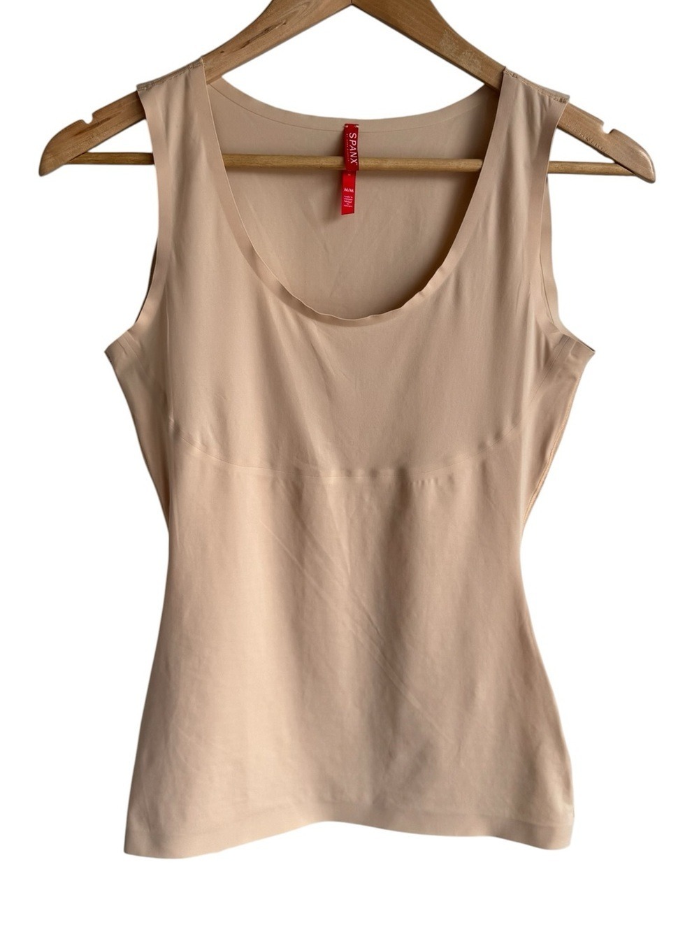 SPANX Trust Your Thinstincts Tank Medium Nude Shapewear Seamless Slimming Top